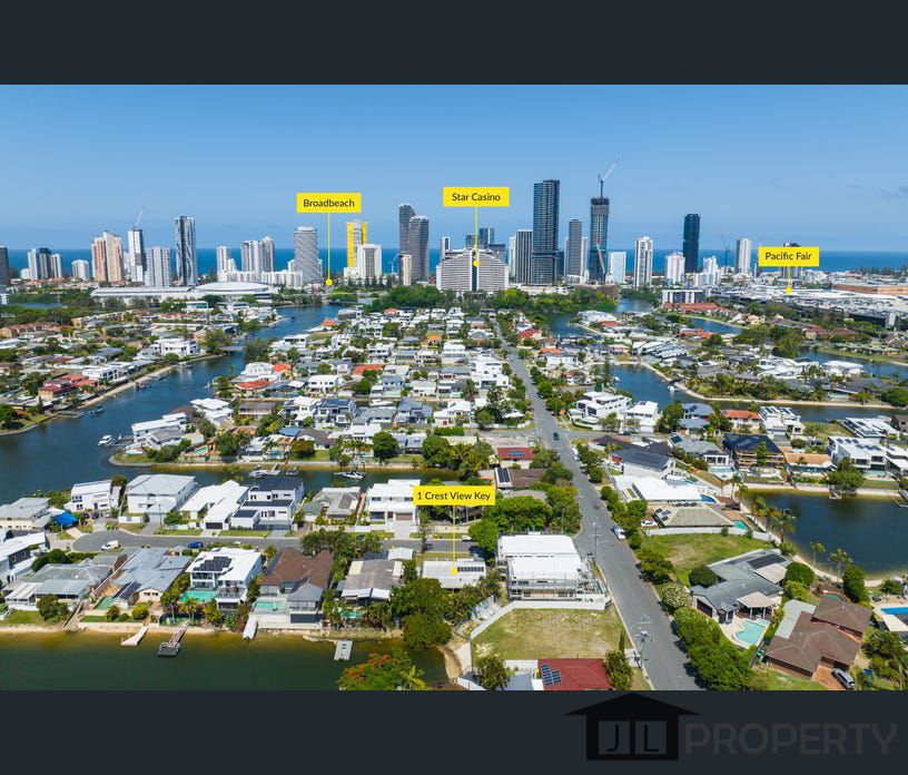 1 Crest View Key, Broadbeach Waters, Qld 4218