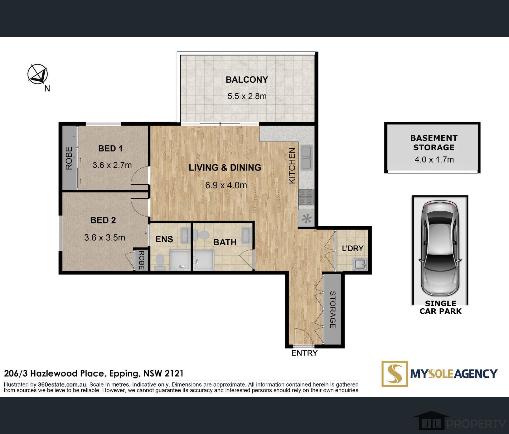 206/3 Hazlewood Place, Epping, NSW 2121