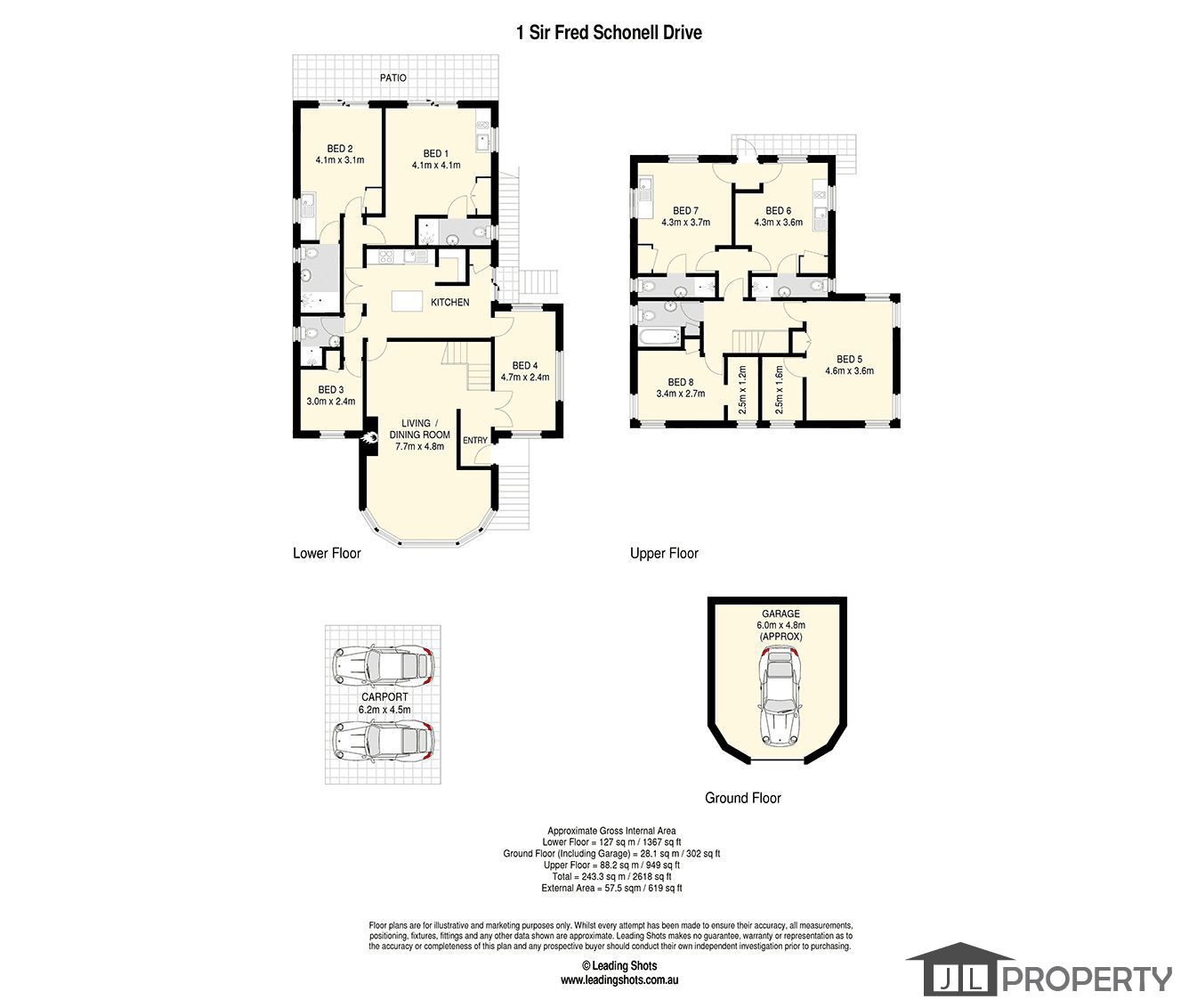 1 Sir Fred Schonell Drive, St Lucia, Qld 4067